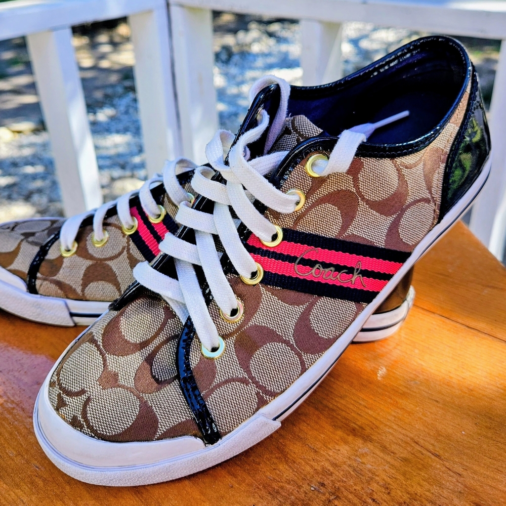 COACH Signature Canvas Sneakers